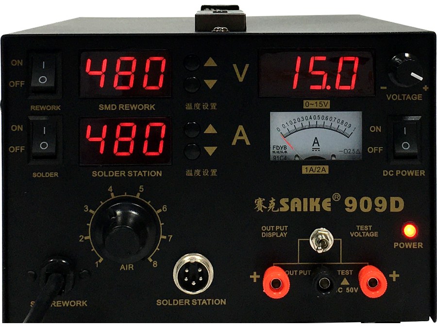 赛克 SAIKE 909D 面板和控制区